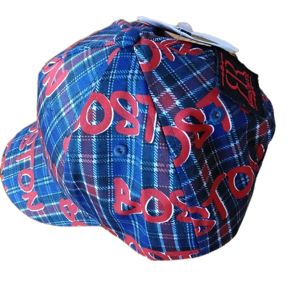 Boston Baseball Cap Robin Ruth Boston Hat All Over Design Excellent - Picture 3 of 5